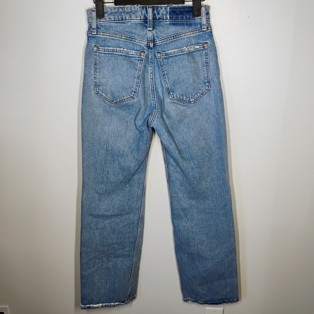 Abercrombie &‎ Fitch Jeans 90s Relaxed High Rise Curve Love 26/2S Medium Wash - Picture 4 of 10